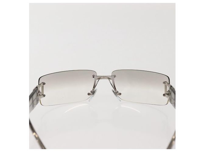 Bulgari Gafas de sol BVLGARI de plástico Plata Auth am9072 - vista 3