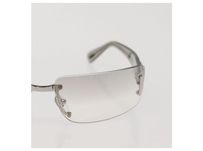 Bulgari Gafas de sol BVLGARI de plástico Plata Auth am9072 - vista 5