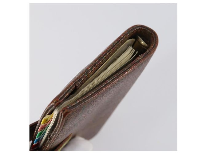 Bolsa de Ombro ETRO Paisley PVC 3Set Marrom Auth bs29135 - vista 16