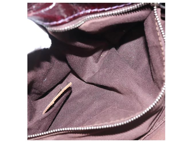 Chloé Borsa a Mano Chloe Paddington Smalto Viola Oro Argento Auth BA6267 - vista 22