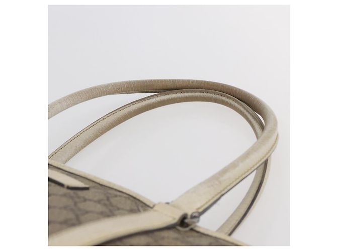 Gucci Borsa Tote GG Supreme in PVC Beige Argento 114595 Auth 142526 - vista 8