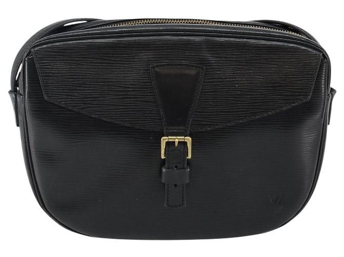 LOUIS VUITTON Borsa a Spalla Epi Jeune Fille MM Nera M52152 LV Auth BA6258 Nero - vista 13
