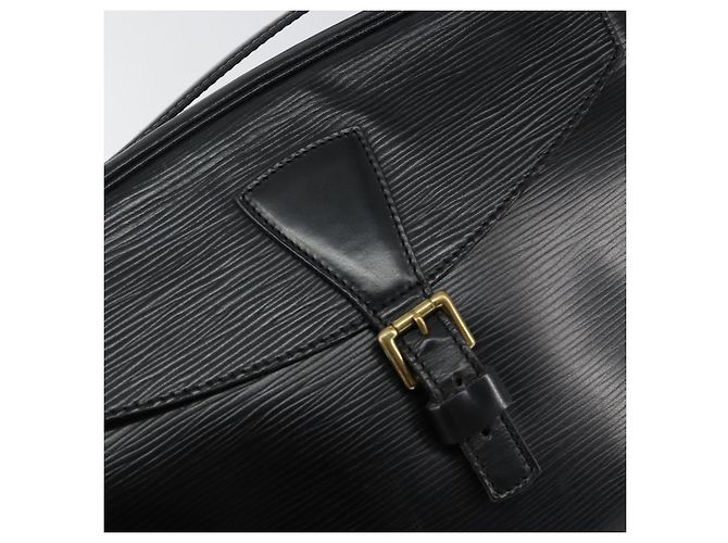 LOUIS VUITTON Borsa a Spalla Epi Jeune Fille MM Nera M52152 LV Auth BA6258 Nero - vista 18