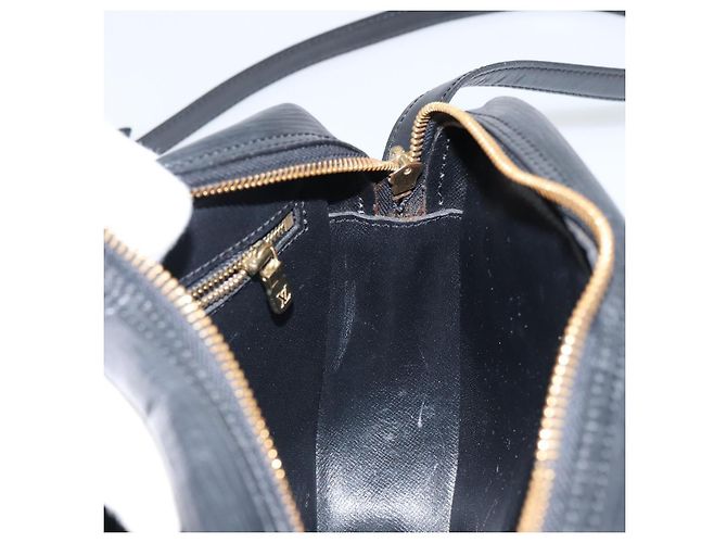 LOUIS VUITTON Borsa a Spalla Epi Jeune Fille MM Nera M52152 LV Auth BA6258 Nero - vista 20