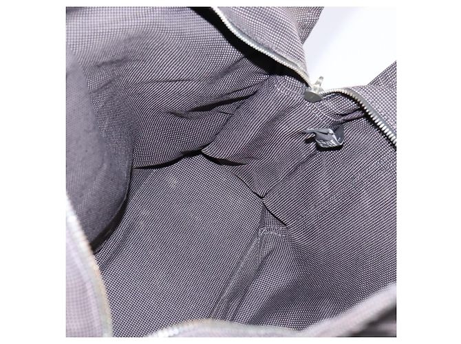 Hermès HERMES Handtasche Her LineMM aus Canvas Grau Silber Authentisch 143973 Braun - Ansicht 15