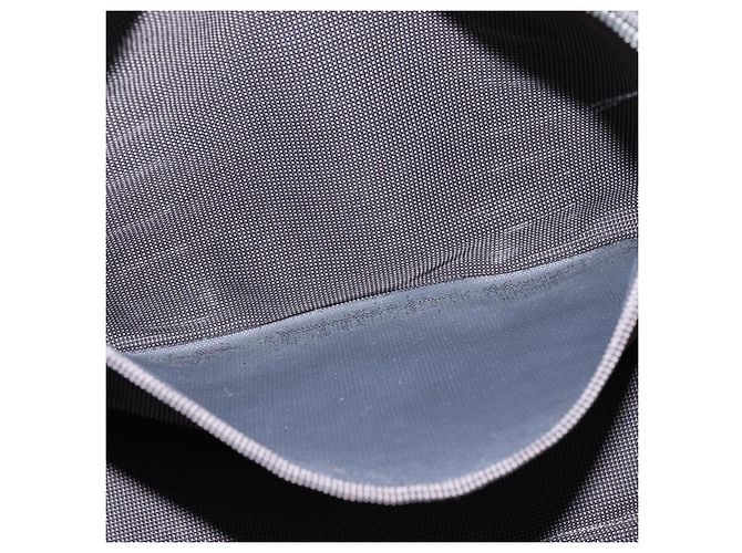 Hermès HERMES Handtasche Her LineMM aus Canvas Grau Silber Authentisch 143973 Braun - Ansicht 17