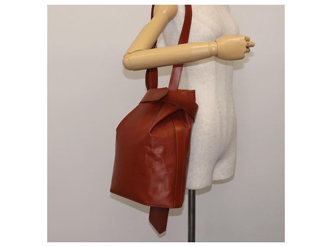 LOUIS VUITTON Borsa a Spalla Epi GM Marrone M80193 LV Auth 142870 - vista 22