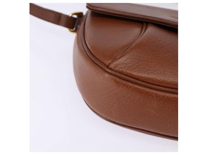 Autre Marque Borsa a Spalla Burberrys in Pelle Marrone Oro Auth bs29470 D'oro - vista 10
