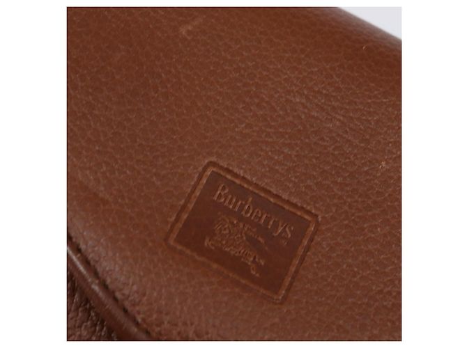 Autre Marque Borsa a Spalla Burberrys in Pelle Marrone Oro Auth bs29470 D'oro - vista 14
