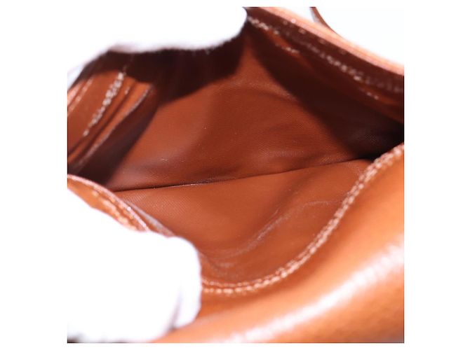 Autre Marque Borsa a Spalla Burberrys in Pelle Marrone Oro Auth bs29470 D'oro - vista 20