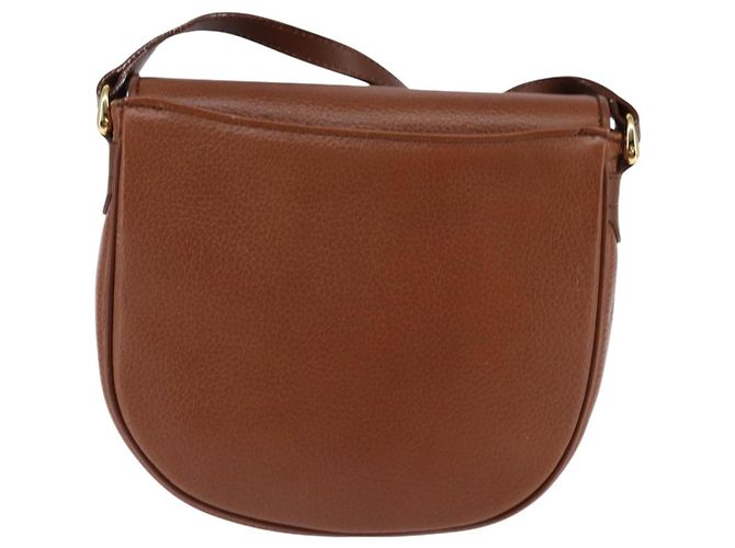 Autre Marque Borsa a Spalla Burberrys in Pelle Marrone Oro Auth bs29470 D'oro - vista 3