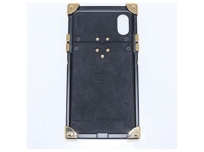 CUSTODIA PER IPHONE LOUIS VUITTON Reverse iPhoneX/iPhoneXS Eye Trunk M62619 Auth BA6432 Monogramma - vista 14