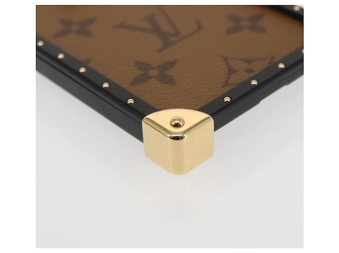 CUSTODIA PER IPHONE LOUIS VUITTON Reverse iPhoneX/iPhoneXS Eye Trunk M62619 Auth BA6432 Monogramma - vista 8