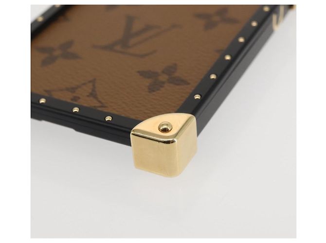 CUSTODIA PER IPHONE LOUIS VUITTON Reverse iPhoneX/iPhoneXS Eye Trunk M62619 Auth BA6432 Monogramma - vista 9