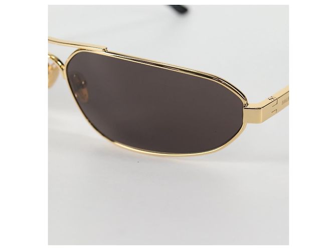 Occhiali da sole BALENCIAGA in plastica oro Auth am9066M D'oro - vista 10