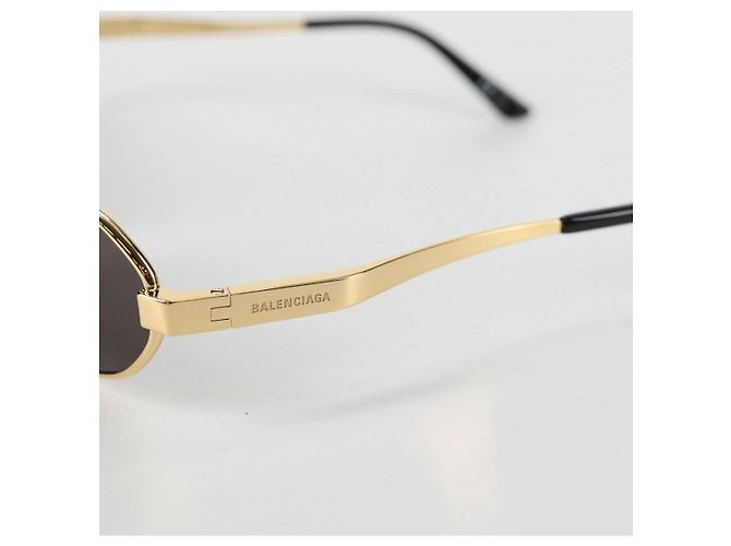 Occhiali da sole BALENCIAGA in plastica oro Auth am9066M D'oro - vista 11