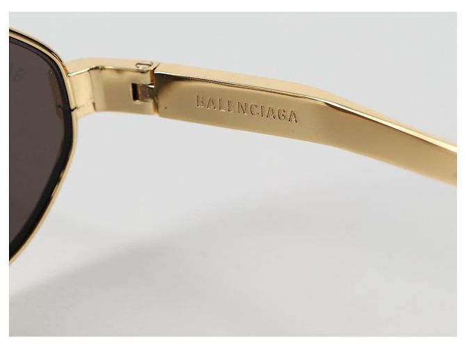 Occhiali da sole BALENCIAGA in plastica oro Auth am9066M D'oro - vista 15