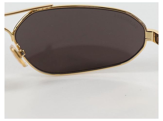 Occhiali da sole BALENCIAGA in plastica oro Auth am9066M D'oro - vista 16