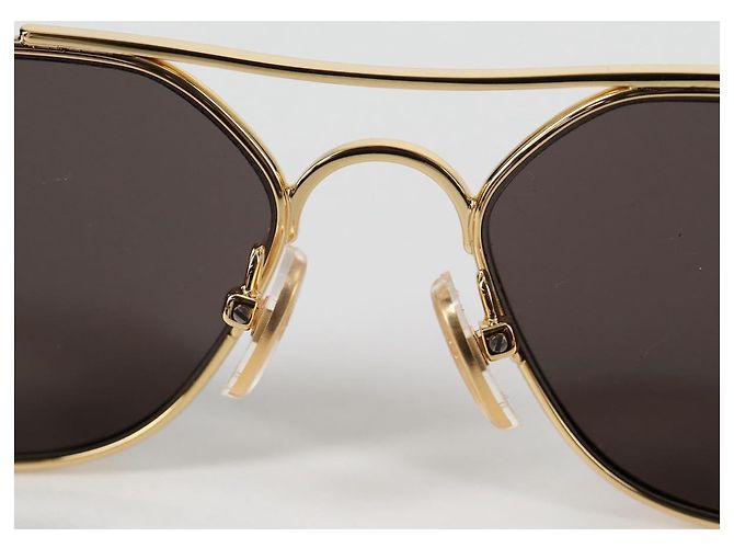 Occhiali da sole BALENCIAGA in plastica oro Auth am9066M D'oro - vista 17