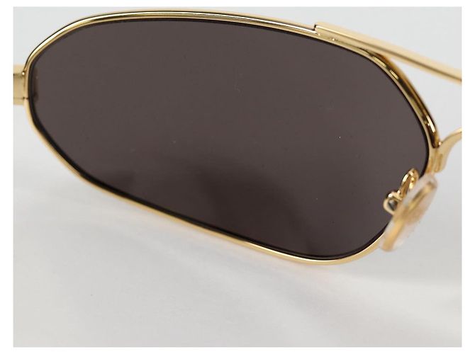 Occhiali da sole BALENCIAGA in plastica oro Auth am9066M D'oro - vista 18