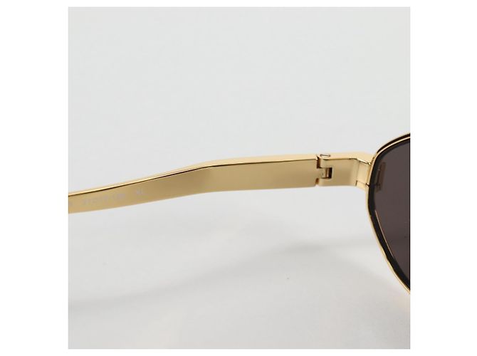Occhiali da sole BALENCIAGA in plastica oro Auth am9066M D'oro - vista 19