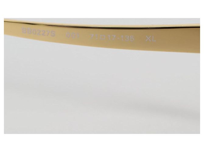 Occhiali da sole BALENCIAGA in plastica oro Auth am9066M D'oro - vista 20