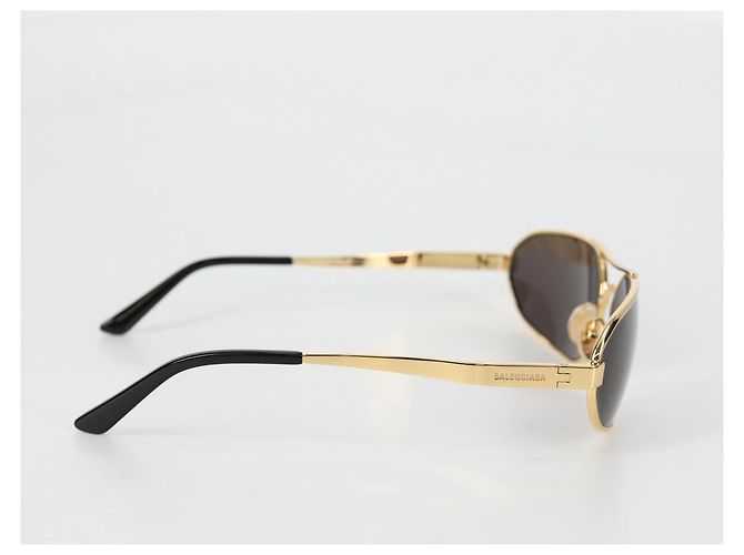 Occhiali da sole BALENCIAGA in plastica oro Auth am9066M D'oro - vista 5