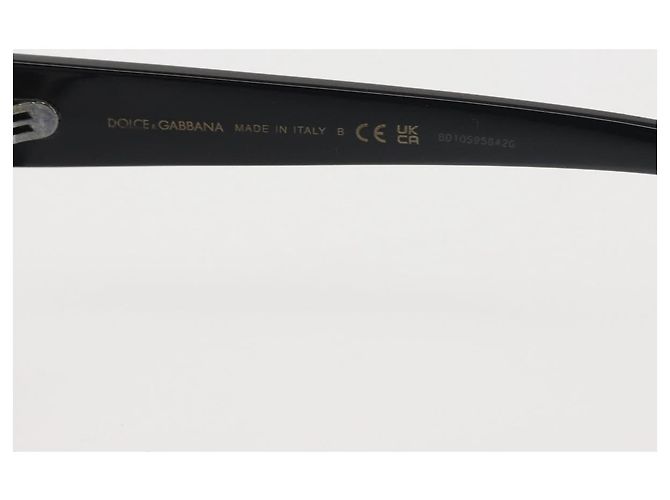 Dolce & Gabbana Occhiali da sole DOLCE&GABBANA PRADA in plastica 2Set Nero Auth BA6486 - vista 7