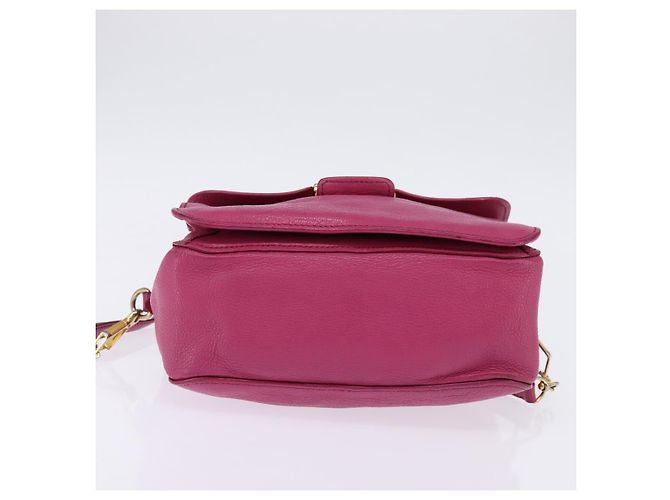 Bolso Miu Miu Matelassé de cuero 2 en 1 rosa dorado Auth am9052 - vista 11