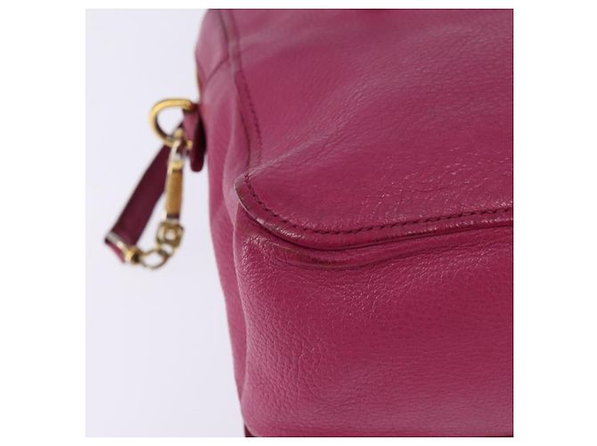 Bolso Miu Miu Matelassé de cuero 2 en 1 rosa dorado Auth am9052 - vista 14