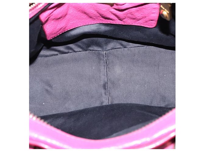 Bolso Miu Miu Matelassé de cuero 2 en 1 rosa dorado Auth am9052 - vista 19