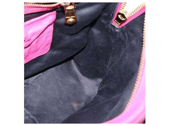Bolso Miu Miu Matelassé de cuero 2 en 1 rosa dorado Auth am9052 - vista 20