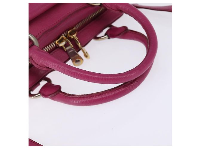 Bolso Miu Miu Matelassé de cuero 2 en 1 rosa dorado Auth am9052 - vista 7
