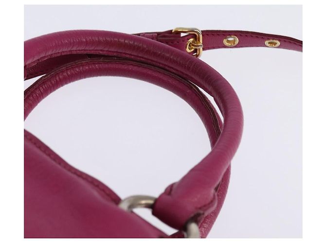 Bolso Miu Miu Matelassé de cuero 2 en 1 rosa dorado Auth am9052 - vista 8