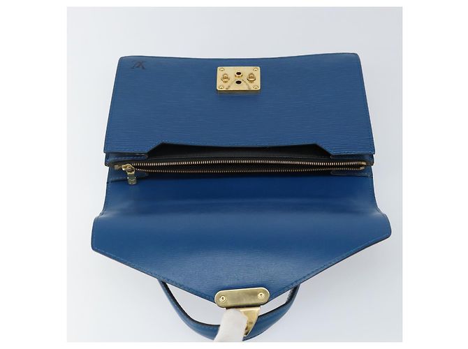 LOUIS VUITTON Borsa a Mano Epi Concorde Blu M52135 LV Auth 143145 - vista 15