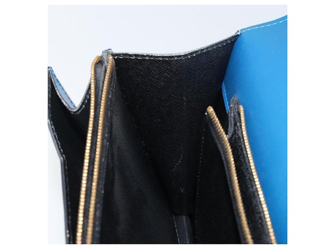 LOUIS VUITTON Borsa a Mano Epi Concorde Blu M52135 LV Auth 143145 - vista 19