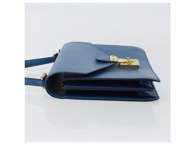 LOUIS VUITTON Borsa a Mano Epi Concorde Blu M52135 LV Auth 143145 - vista 5