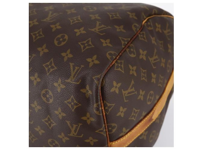 LOUIS VUITTON Borsa Boston Monogram Keepall Bandouliere 55 M41414 LV Auth BA6044 Monogramma - vista 12