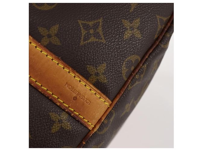 LOUIS VUITTON Borsa Boston Monogram Keepall Bandouliere 55 M41414 LV Auth BA6044 Monogramma - vista 17