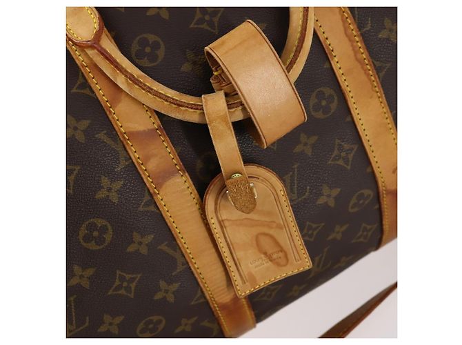 LOUIS VUITTON Borsa Boston Monogram Keepall Bandouliere 55 M41414 LV Auth BA6044 Monogramma - vista 18
