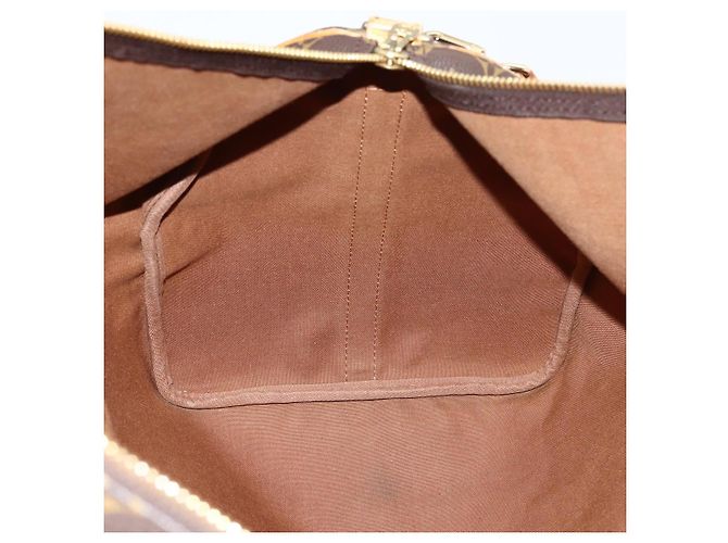 LOUIS VUITTON Borsa Boston Monogram Keepall Bandouliere 55 M41414 LV Auth BA6044 Monogramma - vista 21