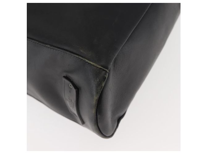 Gucci Borsa a Spalla in Pelle Nera Argento Auth 143208 Nero - vista 12