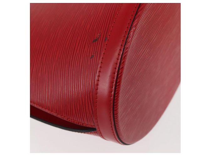 LOUIS VUITTON Epi Cluny Shoulder Bag Red M52257 LV Auth 142909 - view 12