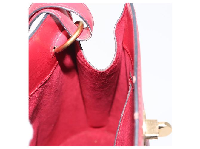 LOUIS VUITTON Epi Cluny Shoulder Bag Red M52257 LV Auth 142909 - view 17