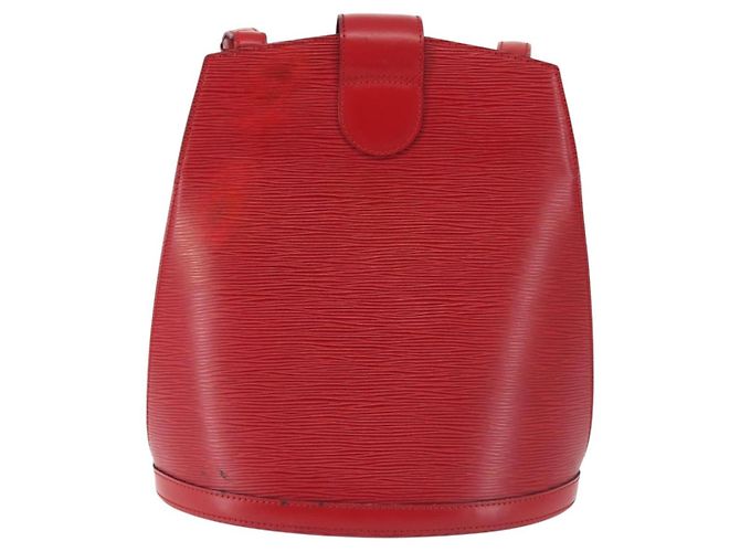 LOUIS VUITTON Epi Cluny Shoulder Bag Red M52257 LV Auth 142909 - view 3