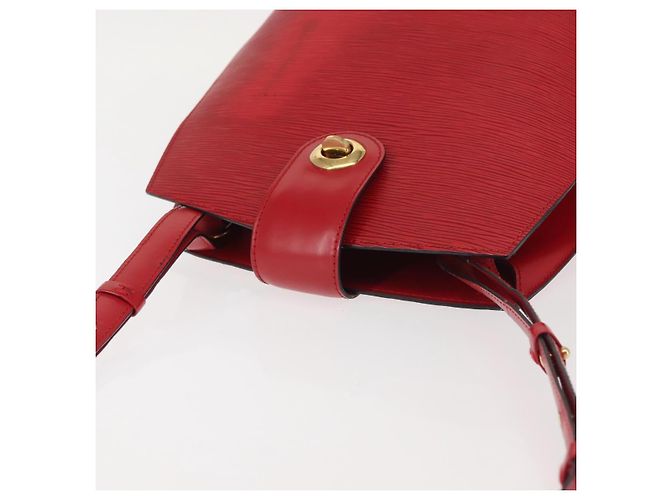 LOUIS VUITTON Epi Cluny Shoulder Bag Red M52257 LV Auth 142909 - view 6