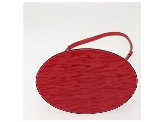 LOUIS VUITTON Epi Cluny Shoulder Bag Red M52257 LV Auth 142909 - view 9