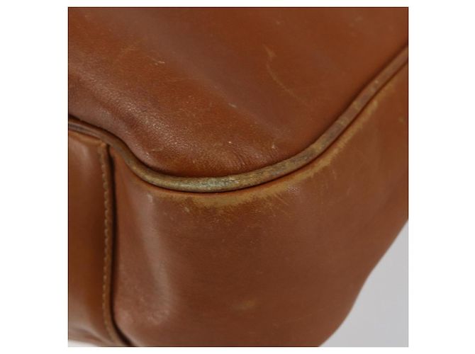 Borsa a mano in pelle GUCCI Bamboo 2 in 1 Beige Argento 001 1577 Auth 143268 - vista 12