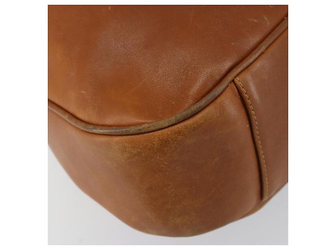 Borsa a mano in pelle GUCCI Bamboo 2 in 1 Beige Argento 001 1577 Auth 143268 - vista 13