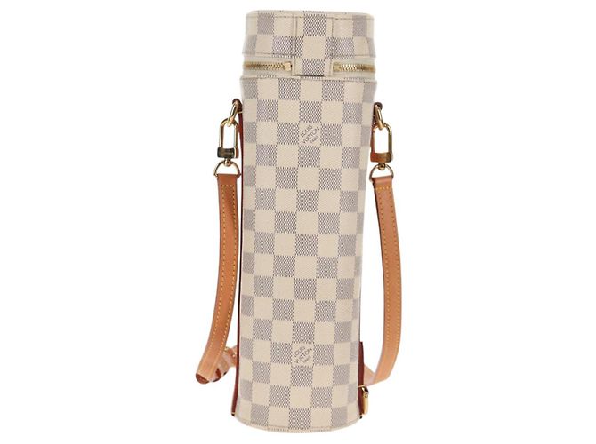 LOUIS VUITTON Porta bottiglia Damier Azur Borsa GI0373 Auth 128175V - vista 2